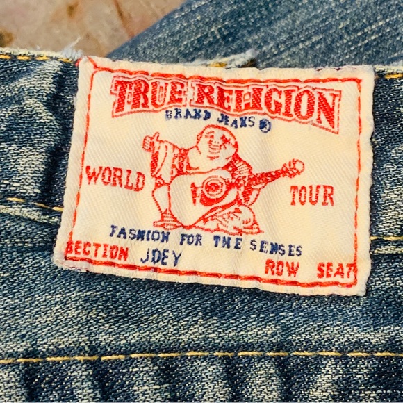 True Religion Joey Big T Flare Jeans Size 28 - Picture 10 of 11